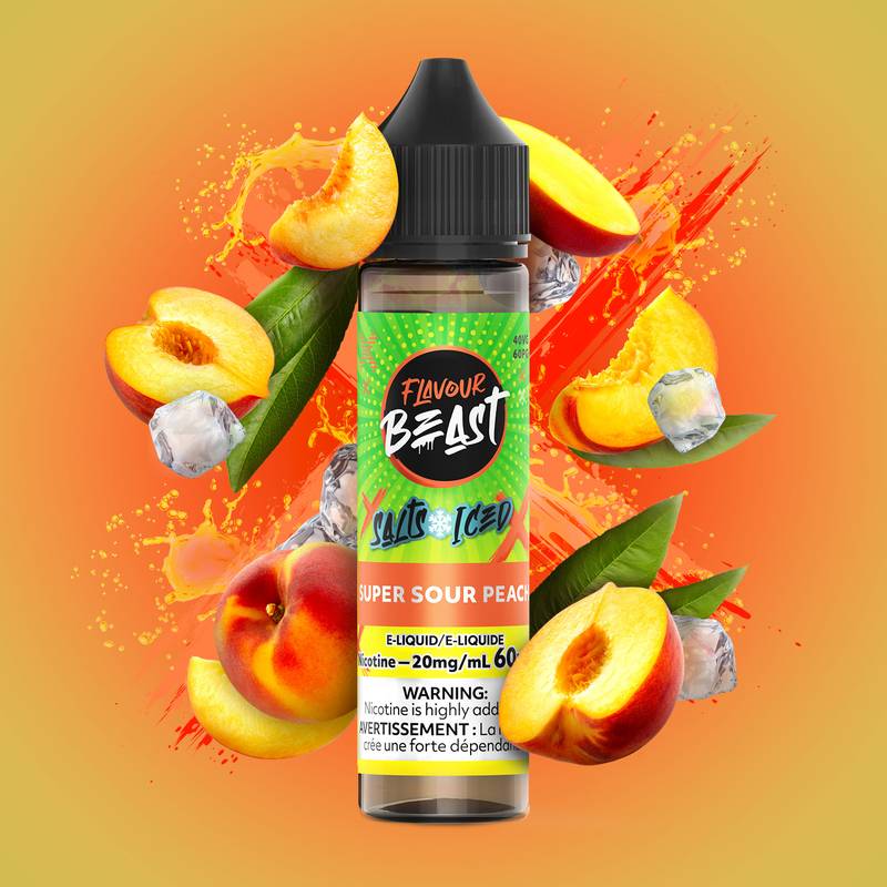 FlavourBeast-EL-60mL-FruitRender-SuperSourPeach